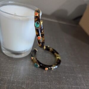 Gas Bijoux Celeste Tortoiseshell Earrings